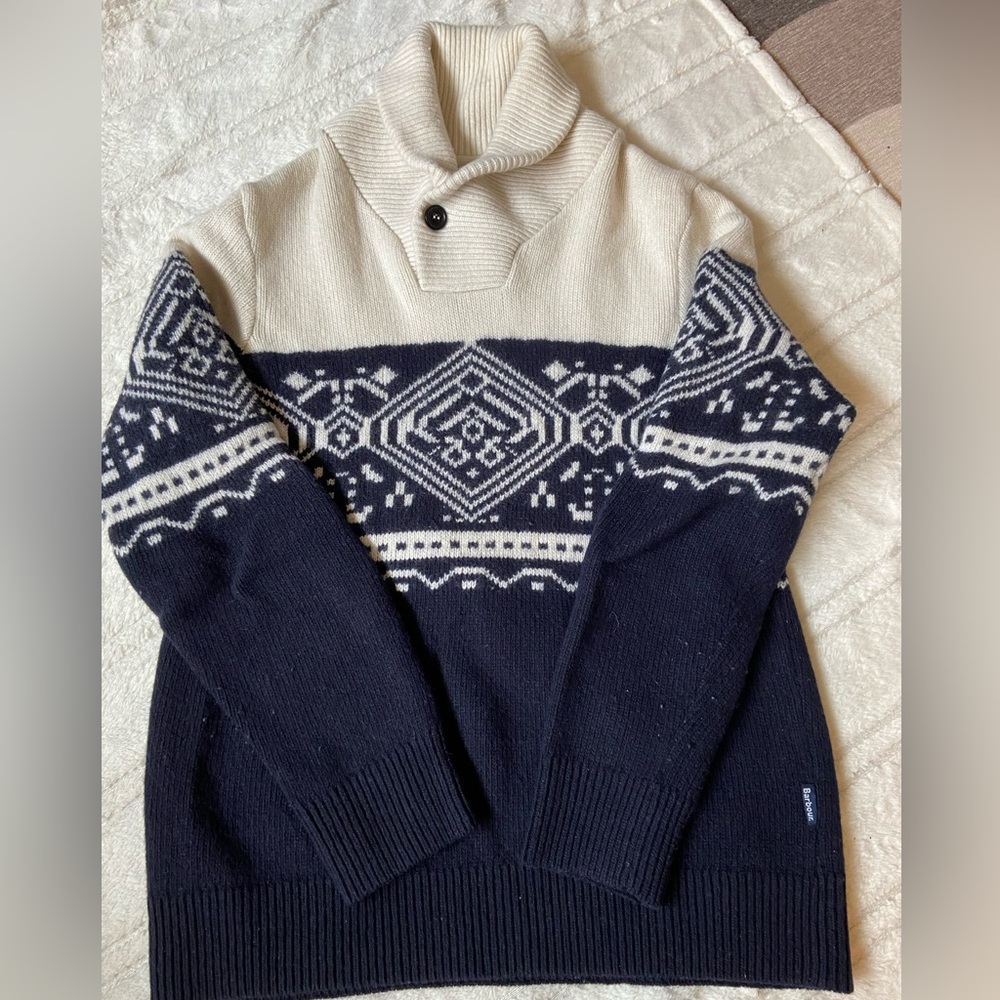 Barbour Cowl Neck Sweater Size Medium